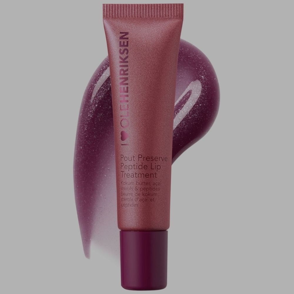 OLEHENRIKSEN Pout Preserve Peptide Lip Treatment LINGONBERRY JAM GLIMMER